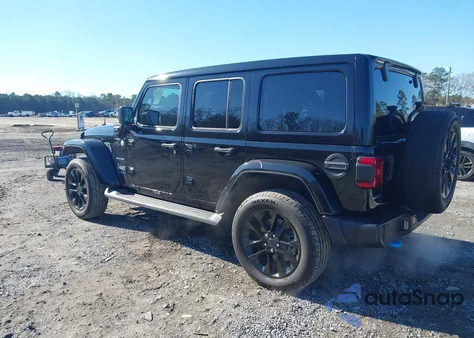2024 Jeep Wrangler 4Xe Sahara 4Xe из США, поврежденный, VIN 1C4RJXP65RW213009